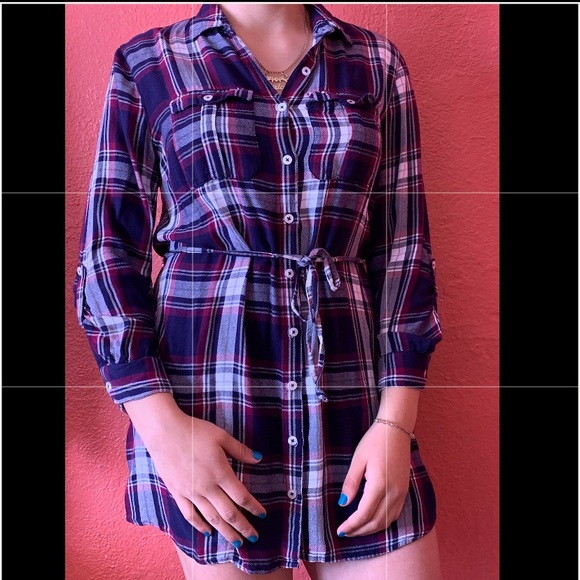 Charlotte Russe Dresses & Skirts - Long flannel dress Charlotte Russe Dresses & Skirts - Long flannel dress